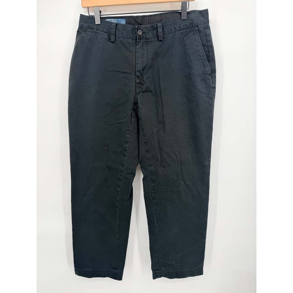 Polo Ralph Lauren Suffield Pant Mens 33x28 Navy Blue Good Cotton Chino